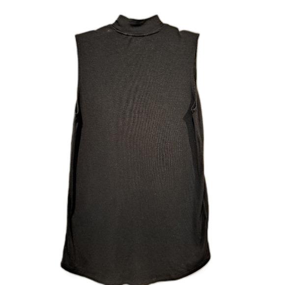 Athleta Black Sleeveless Top with Mock Turtleneck Women's size XS Athleisure - Picture 2 of 6